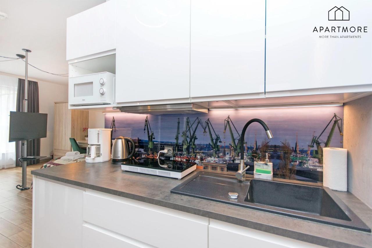 City Center - Walowa I Popieluszki By Apartmore 格但斯克 外观 照片