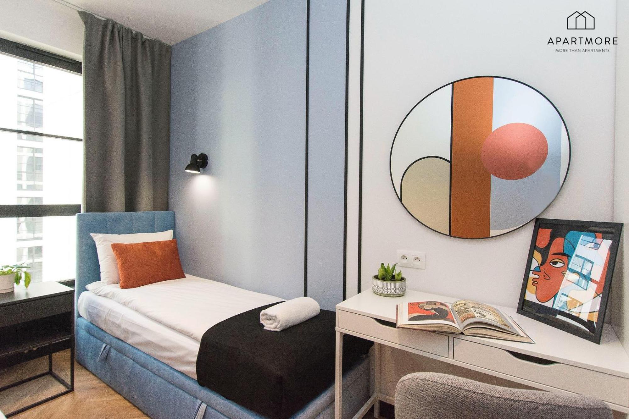City Center - Walowa I Popieluszki By Apartmore 格但斯克 外观 照片