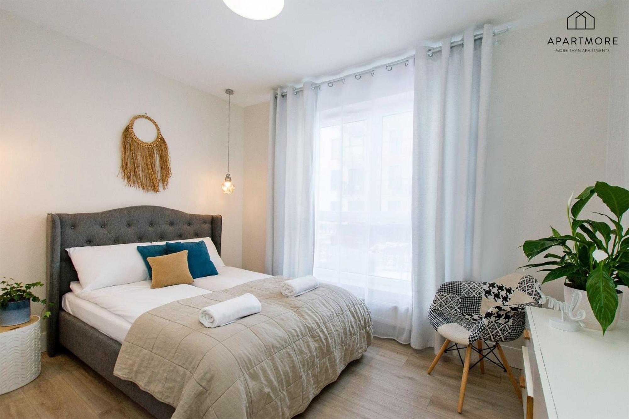 City Center - Walowa I Popieluszki By Apartmore 格但斯克 外观 照片