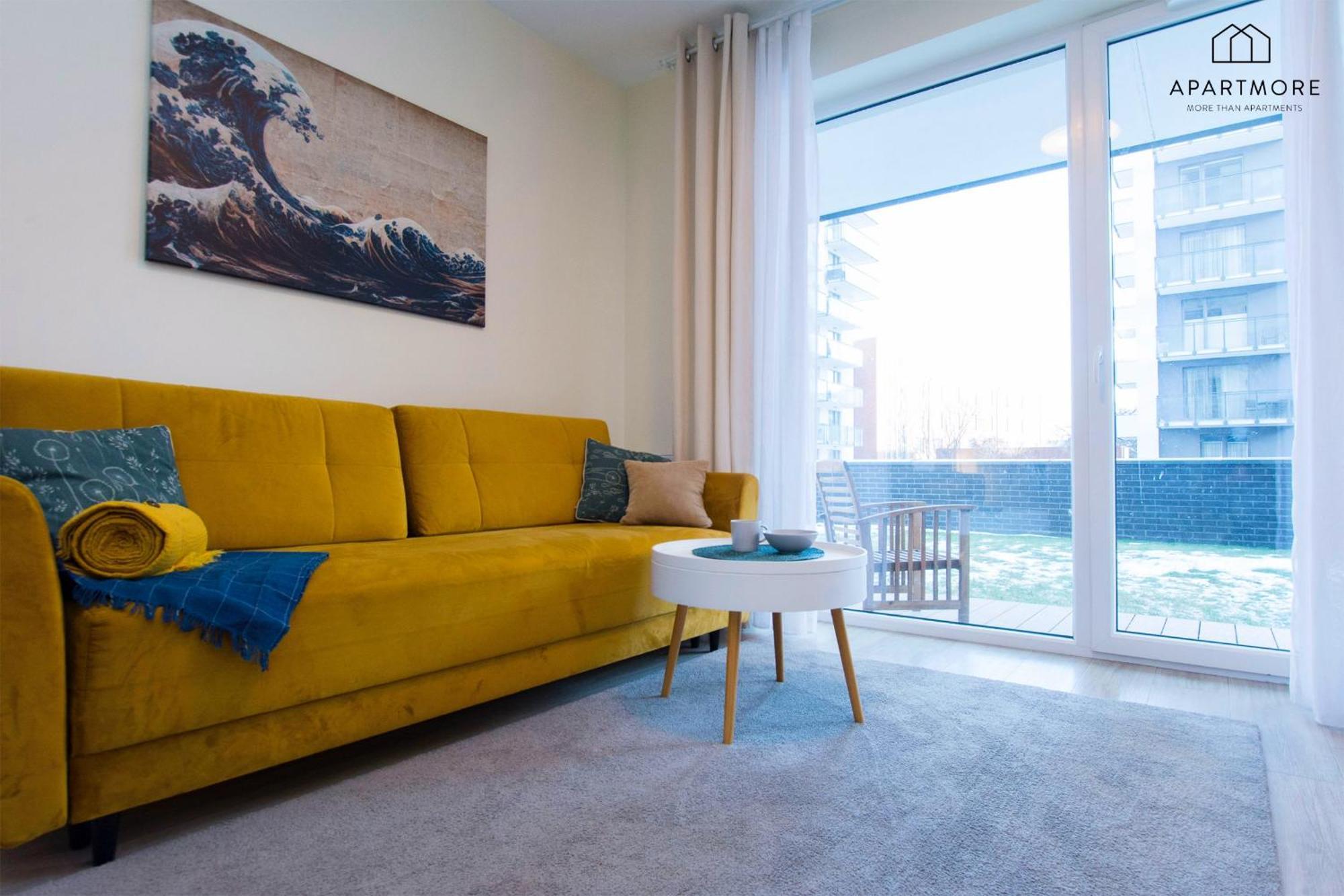 City Center - Walowa I Popieluszki By Apartmore 格但斯克 外观 照片