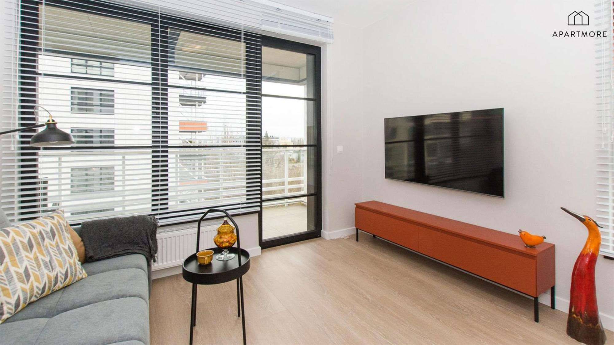 City Center - Walowa I Popieluszki By Apartmore 格但斯克 外观 照片